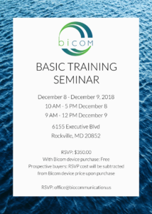 Training Seminar December 2018